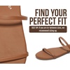 image:imageProject Cloud Summer Sandals for Women with Memory Foam Insole Transition  Memory Foam Insole Beach Flip Flops NonSlip Sole Lightweight Double Straps Summer Sandals for Women Everyday ComfortChocolate