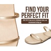 image:imageProject Cloud Summer Sandals for Women with Memory Foam Insole Transition  Memory Foam Insole Beach Flip Flops NonSlip Sole Lightweight Double Straps Summer Sandals for Women Everyday ComfortGold