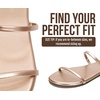image:imageProject Cloud Summer Sandals for Women with Memory Foam Insole Transition  Memory Foam Insole Beach Flip Flops NonSlip Sole Lightweight Double Straps Summer Sandals for Women Everyday ComfortRose Gold