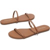 image:imageProject Cloud Summer Sandals for Women with Memory Foam Insole Transition  Memory Foam Insole Beach Flip Flops NonSlip Sole Lightweight Double Straps Summer Sandals for Women Everyday ComfortChocolate
