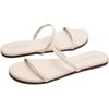 image:imageProject Cloud Summer Sandals for Women with Memory Foam Insole Transition  Memory Foam Insole Beach Flip Flops NonSlip Sole Lightweight Double Straps Summer Sandals for Women Everyday ComfortCream