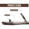 image:imageProject Cloud Summer Sandals for Women with Memory Foam Insole Transition  Memory Foam Insole Beach Flip Flops NonSlip Sole Lightweight Double Straps Summer Sandals for Women Everyday ComfortBronze