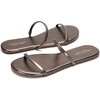 image:imageProject Cloud Summer Sandals for Women with Memory Foam Insole Transition  Memory Foam Insole Beach Flip Flops NonSlip Sole Lightweight Double Straps Summer Sandals for Women Everyday ComfortBronze