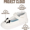 image:imageProject Cloud Toddler Shoes Memory Foam Sneakers for Girls KidsPandaoff White