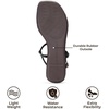 image:imageProject Cloud Wedge Sandals for Women Plush Insole Strappy Sandals 2026  Soft Plush Insole Lightweight Design NonSlip Durable Outsole Strappy Wedge Sandals for Women Everyday ComfortBlack Celebration