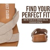 image:imageProject Cloud Wedge Sandals for Women Plush Insole Strappy Sandals 2026  Soft Plush Insole Lightweight Design NonSlip Durable Outsole Strappy Wedge Sandals for Women Everyday ComfortBirch Suede