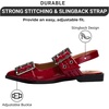 image:imageProject Cloud Wedge Sandals for Women Plush Insole Strappy Sandals 2026  Soft Plush Insole Lightweight Design NonSlip Durable Outsole Strappy Wedge Sandals for Women Everyday ComfortRed