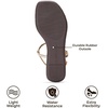 image:imageProject Cloud Wedge Sandals for Women Plush Insole Strappy Sandals 2026  Soft Plush Insole Lightweight Design NonSlip Durable Outsole Strappy Wedge Sandals for Women Everyday ComfortSummer Sandals for Women