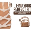 image:imageProject Cloud Wedge Sandals for Women Plush Insole Strappy Sandals 2026  Soft Plush Insole Lightweight Design NonSlip Durable Outsole Strappy Wedge Sandals for Women Everyday ComfortCream
