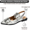 image:imageProject Cloud Wedge Sandals for Women Plush Insole Strappy Sandals 2026  Soft Plush Insole Lightweight Design NonSlip Durable Outsole Strappy Wedge Sandals for Women Everyday ComfortSilver