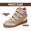 image:imageProject Cloud Wedge Sneakers for Women  Memory Foam Insole Womens Sneakers  Lightweight amp Hi Top Womens Shoes  Stylish Spring Shoes for Women 2026 MarantTaupe