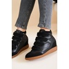 image:imageProject Cloud Wedge Sneakers for Women  Memory Foam Insole Womens Sneakers  Lightweight amp Hi Top Womens Shoes  Stylish Spring Shoes for Women 2026 MarantBlack