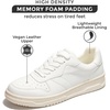 image:imageProject Cloud Womens Barefoot Sneakers with Memory Foam amp Non Slip Monica  Lace Up Shoes for Women  Lightweight Casual Women Footwear Comfortable Fashion Sneakers for Women  Versatile Women ShoesWhite