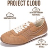 image:imageProject Cloud Womens Barefoot Sneakers with Memory Foam amp Non Slip Monica  Lace Up Shoes for Women  Lightweight Casual Women Footwear Comfortable Fashion Sneakers for Women  Versatile Women ShoesTan