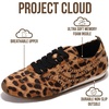 image:imageProject Cloud Womens Barefoot Sneakers with Memory Foam amp Non Slip Monica  Lace Up Shoes for Women  Lightweight Casual Women Footwear Comfortable Fashion Sneakers for Women  Versatile Women ShoesLeopard