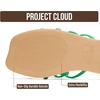 image:imageProject Cloud Womens Flat Sandals Non Slip Dressy Sandals for Women Lisa  Womens Dress Sandals Memory Foam Cushioning Comfortable Lightweight Casual Footwear Summer Vacation Travel Everyday OutdoorsEmerald Green