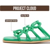 image:imageProject Cloud Womens Flat Sandals Non Slip Dressy Sandals for Women Lisa  Womens Dress Sandals Memory Foam Cushioning Comfortable Lightweight Casual Footwear Summer Vacation Travel Everyday OutdoorsEmerald Green