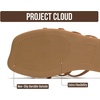 image:imageProject Cloud Womens Flat Sandals Non Slip Dressy Sandals for Women Lisa  Womens Dress Sandals Memory Foam Cushioning Comfortable Lightweight Casual Footwear Summer Vacation Travel Everyday OutdoorsCognac