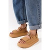 image:imageProject Cloud Womens NonSlip Platform Sandals with Soft Insole Goldie  Beach Shoes for Women Vacation Outfits Casual Summer Footwear Travel Everyday Fashion Easy Wear Comfortable Versatile StyleLight Brown