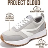 image:imageProject Cloud Womens Sneakers Memory Foam Lightweight Lace Up Shoes 2026  Durable and Lightweight NonSlip Lace Up Fashion Sneakers and Spring Shoes AllDay Comfortortable Walking ShoesBalindagrey