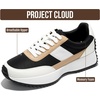 image:imageProject Cloud Womens Sneakers Memory Foam Lightweight Lace Up Shoes 2026  Durable and Lightweight NonSlip Lace Up Fashion Sneakers and Spring Shoes AllDay Comfortortable Walking ShoesSerenatan