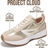 image:imageProject Cloud Womens Sneakers Memory Foam Lightweight Lace Up Shoes 2026  Durable and Lightweight NonSlip Lace Up Fashion Sneakers and Spring Shoes AllDay Comfortortable Walking ShoesBalindagold