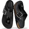 image:imageProject Cloud 100 Genuine Leather Thong Sandals amp Flip Flops for Women  Memory Foam Insole Womens Sandals  NonSlip Lightweight Comfortable Beach Footwear and Casual Everyday Summer Sandals WomenBlack Patent  Bigger Buckle