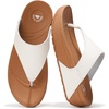 image:imageProject Cloud Genuine Leather Thong Flip Flops for Women with Arch Support  Genuine Leather Thong Flip Flops with Plush Soft Insole Arch Support amp Non Slip Outsole Comfortable Beach amp Summer SlidesWhite