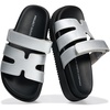 image:imageProject Cloud Girls Sandals  100 Genuine Leather Sandals for Girls  Stylish Girls Footwear with Plush Soft Insole  NonSlip WaterResistant Beach Slides for Girls Kids Sandals Mayvy KidsSilver Leather