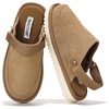 image:imageProject Cloud Kids Genuine Leather Clogs with Back Strap Little Goldstar  Memory Foam Insole Lightweight Easy On Sandals for Boys amp Girls Adjustable Fit Non Slip Outsole Comfortable Casual EverydayWheat Suede