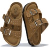 Little Venita Studded - Chestnut Suede