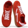Red Microsuede