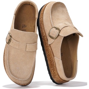 image:imageProject Cloud 100 Genuine Leather Moccasin Style Clogs for Women Carline  Memory Foam Insole for Comfortability NonSlip and Durable Womens Clogs Lightweight and WaterResistant Mules for WomenSand Suede