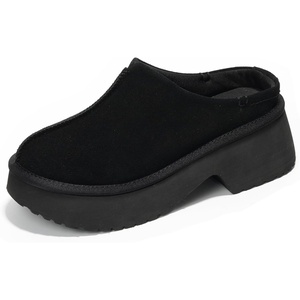 image:imageProject Cloud 100 Genuine Leather Platform Clogs for Women Johnna  Memory Foam Insole for Comfortability NonSlip and Durable Platform Womens Clogs Lightweight and WaterResistant Clog WomenBlack