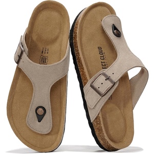 image:imageProject Cloud 100 Genuine Leather Thong Sandals amp Flip Flops for Women  Memory Foam Insole Womens Sandals  NonSlip Lightweight Comfortable Beach Footwear and Casual Everyday Summer Sandals WomenDriftwood Suede