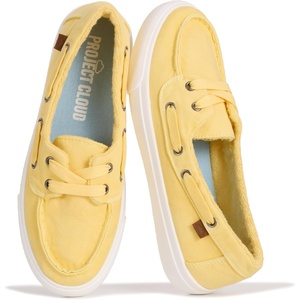 image:imageProject Cloud Canvas Sneakers for Women Memory Foam Slip On Seasalt  Memory Foam Insole SlipOn Design Lightweight NonSlip Sole Canvas Fashion Sneakers for Women Everyday ComfortSunshine Canvas