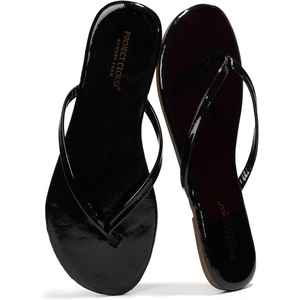 image:imageProject Cloud Flip Flops for Women Memory Foam Flats Sandals Foundations  Lightweight and Durable NonSlip SoleWomens Sandals  Beach Essentials Womens Flat Sandals for Everyday Comfort Daily WearBlack Patent