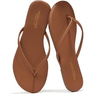 image:imageProject Cloud Flip Flops for Women Memory Foam Flats Sandals Foundations  Lightweight and Durable NonSlip SoleWomens Sandals  Beach Essentials Womens Flat Sandals for Everyday Comfort Daily WearChocolate