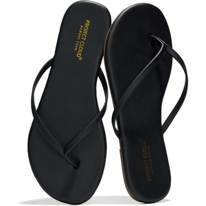 image:imageProject Cloud Flip Flops for Women Memory Foam Flats Sandals Foundations  Lightweight and Durable NonSlip SoleWomens Sandals  Beach Essentials Womens Flat Sandals for Everyday Comfort Daily WearBlack