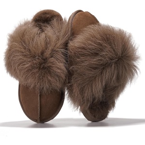 image:imageProject Cloud Genuine Leather FurLined NonSlip Clog Slippers for Women  Memory Foam Insole Indoor Outdoor Mule Shoes  Comfortable House Footwear Womens Slippers  FurLined Cold Weather EssentialsScuff Furtaupe