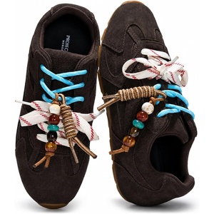 image:imageProject Cloud Genuine Leather Womens Barefoot Lace Up Shoes  Memory Foam Insole Lightweight Fashion Sneakers for All Day Casual Comfort with Flexible Support and Cushioned Everyday WearChoco Brown Suede