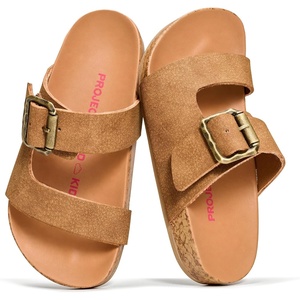 image:imageProject Cloud Girls Sandals amp NonSlip Kids Slides with Adjustable Buckle  Plush Soft Insole Lightweight Sandals for Girls  Comfortable Summer Shoes Casual Footwear Beach Slides for Kids SandalsSienna