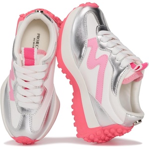 image:imageProject Cloud Girls Sneakers amp Kids Shoes with Memory Foam Little Lecco  Breathable Upper Lightweight Design Non Slip Outsole Youth Footwear Comfortable School Play Everyday Casual Travel All DayPink Combo