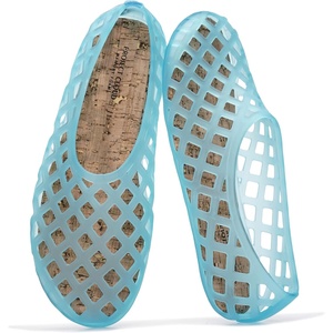 image:imageProject Cloud Lightweight Summer Flats Jelly Shoes Women Footwear Jellz  Lightweight and Durable Womens Flats Sandals Non Slip and Durable Womens Shoes WaterResistant Jelly Sandals for WomenBlue Transparent