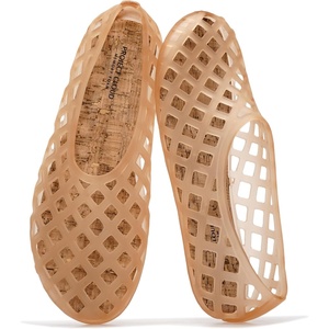 image:imageProject Cloud Lightweight Summer Flats Jelly Shoes Women Footwear Jellz  Lightweight and Durable Womens Flats Sandals Non Slip and Durable Womens Shoes WaterResistant Jelly Sandals for WomenTan Transparent