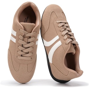 image:imageProject Cloud NonSlip Barefoot Women Sneakers with Soft Memory Foam Goal  Lace Up Shoes for Women Lightweight Fashion Footwear Comfortable Casual Everyday Travel Weekend Outfits All Day Easy WearTan