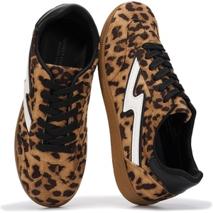 image:imageProject Cloud NonSlip Fashion Sneakers for Women LaceUp Shoes Irita  Memory Foam Insole Trendy Womens Footwear  Comfortable Casual Womens Sneakers  Stylish Shoes Women Breathable FootwearLeopard