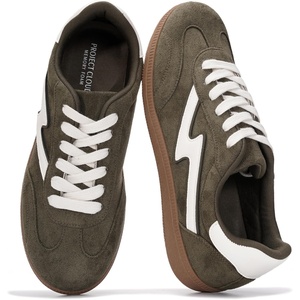 image:imageProject Cloud NonSlip Fashion Sneakers for Women LaceUp Shoes Irita  Memory Foam Insole Trendy Womens Footwear  Comfortable Casual Womens Sneakers  Stylish Shoes Women Breathable FootwearOlive