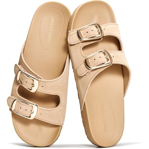 image:imageProject Cloud NonSlip Summer Slides for Women amp Lightweight Womens Sandals  Plush Soft Insole Lightweight Flat Sandals  NonSlip Outsole Soft amp Plush Insole Casual Footwear  Summer Slides for WomenSand Suede