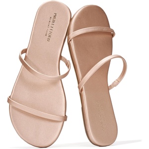 image:imageProject Cloud Summer Sandals for Women with Memory Foam Insole Transition  Memory Foam Insole Beach Flip Flops NonSlip Sole Lightweight Double Straps Summer Sandals for Women Everyday ComfortCopper
